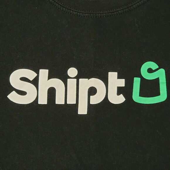 Shipt Delivery Tshirt Mens Sz M Black Logo Crew Neck Short Sleeve Shirt Graphic - Picture 3 of 7